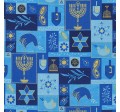 HANUKKAH PATCHWORK with METALLIC