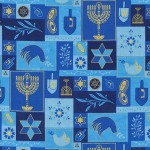 HANUKKAH PATCHWORK with METALLIC