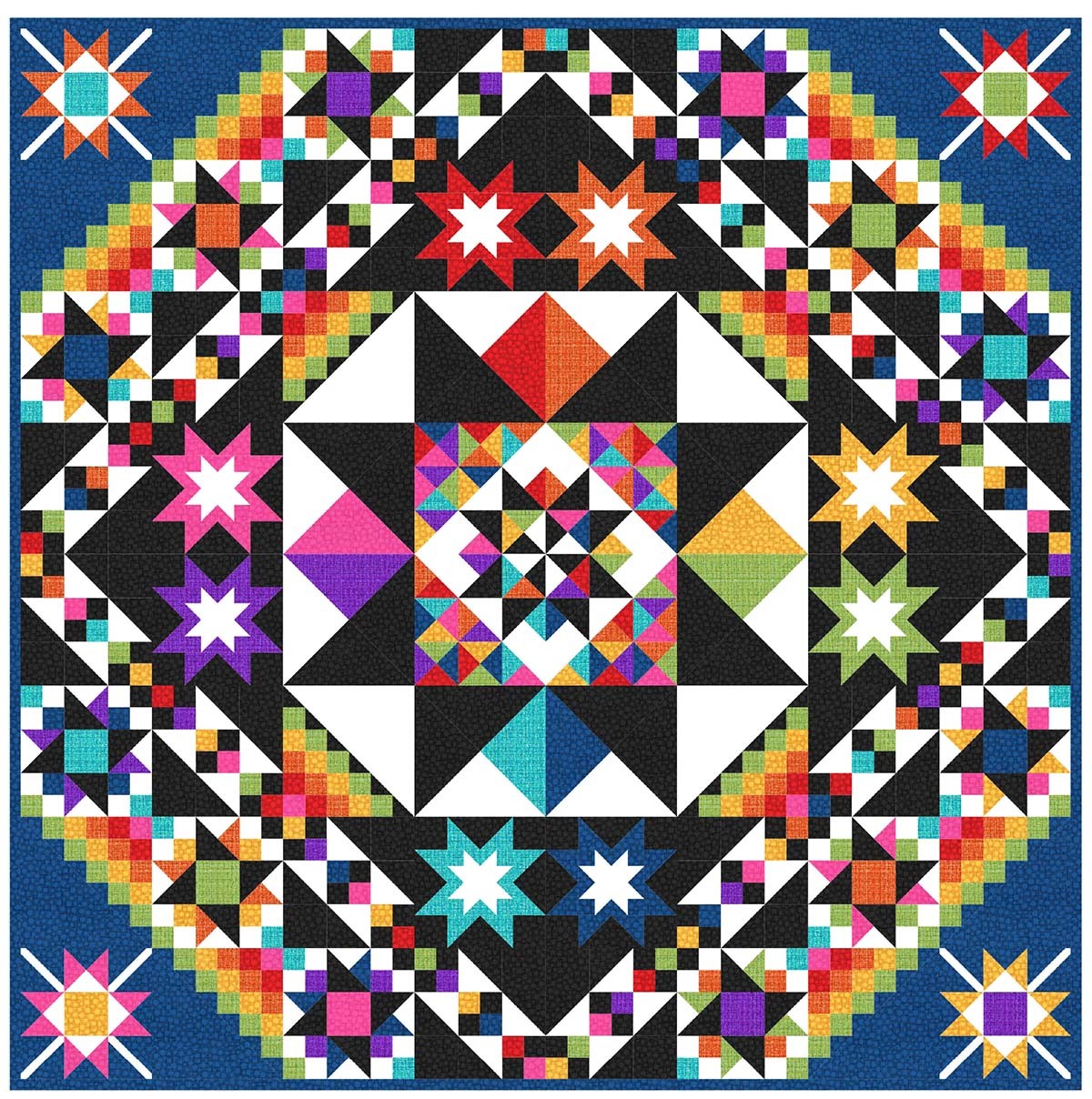 Fabulous Block Of The Month Quilt By Charisma Horton