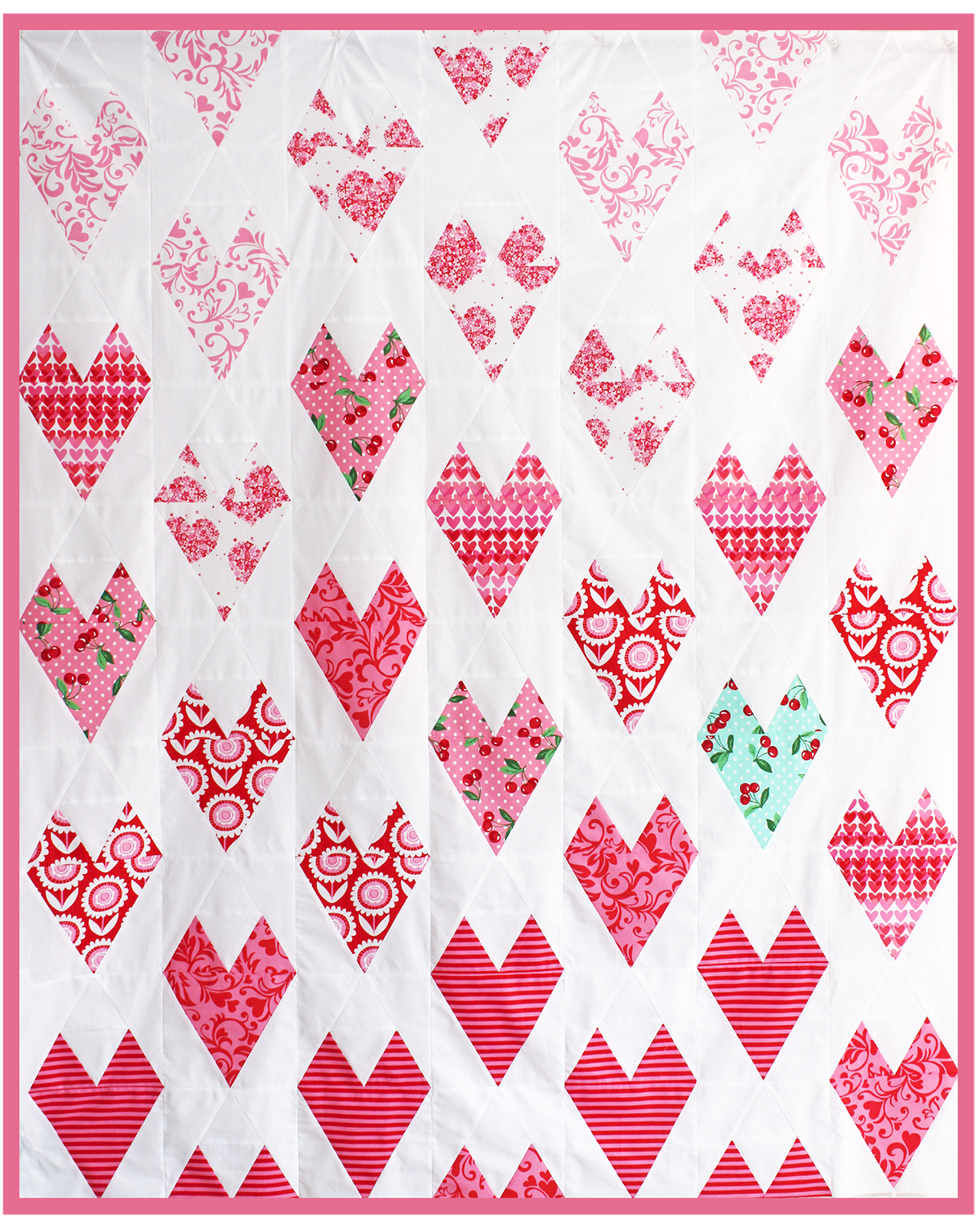 Lots Of Love Quilt By Tamara Kate 56x68 