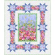 Flower Show quilt feat. Flower Splendor by Project House 360  - free pattern available in february, 2025