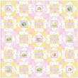 Hop Along - Pink Quilt by Susan Emory /50"x50"