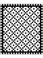 Going in Cirlces Black and White Quilt by Seams like a Dream /62"x74"
