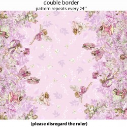 PETAL FAIRIES BORDER - NOT FOR PURCHASE BY MANUFACTURERS