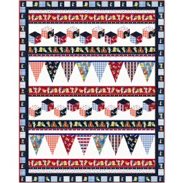 Playtime USA Quilt feat. Americana Baby by Marsha Evans - free pattern available february, 2025