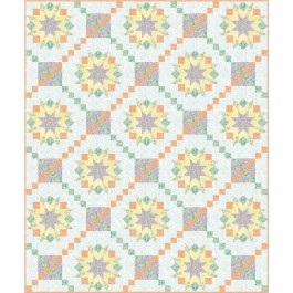 Petulana quilt feat. Blossom Bliss by Project House 360 - free pattern available in january, 2025