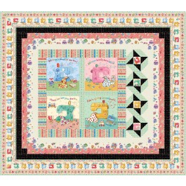 She shed quilt feat. Sew Pretty by Project house 360 - free pattern available in december, 2024