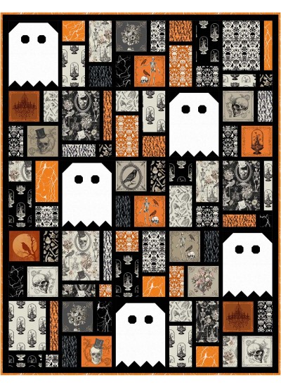 Happy Haunts feat. Boo-Tiful by Natalie Crabtree - Free pattern available in June, 2025