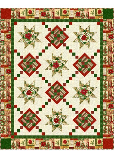 Ribbon Candy feat. Christmas Bloom by Project House 360 - Free Pattern available in june, 2025