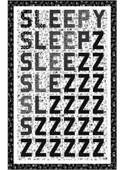 Sleepy quilt feat. Insomnia by Carolyn's in Stitches 