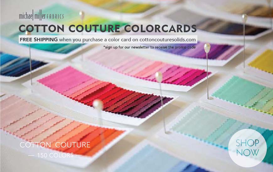 michael miller cotton couture color card